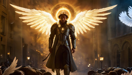 Angelic Warrior in Epic Street Battleの素材