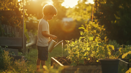 Woman with raven in a mystical forest settingの素材