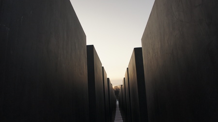 Berlin - January 2014 - Holocaust monument berlinのeditorial素材