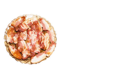 Delicious juicy marinated grilled baconの写真素材