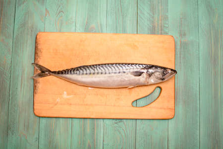Cooking pickled mackerel for baking
