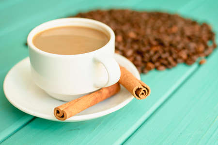 Background of beautiful delicious coffee beansの写真素材