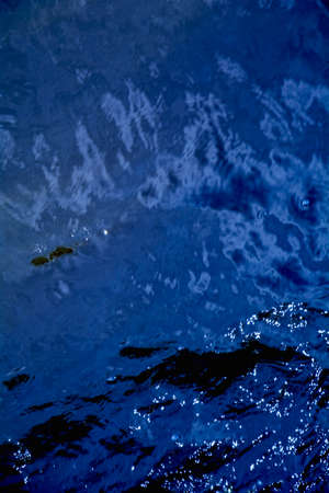 Beautiful blue water background close up