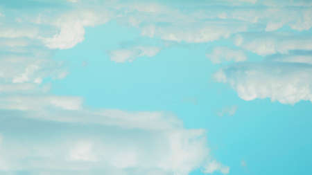 Blue sky with beautiful cloudsの写真素材