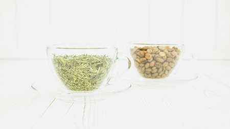 Coffee beans background close upの写真素材