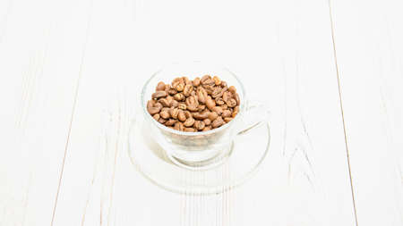 Coffee beans background close upの写真素材