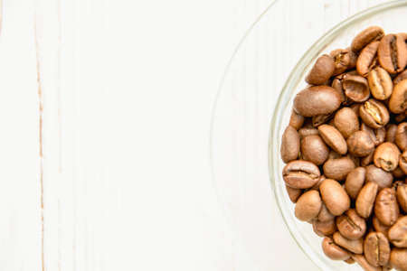 Coffee beans background close upの写真素材