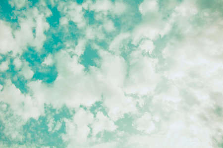Beautiful sky with luscious blue clouds
