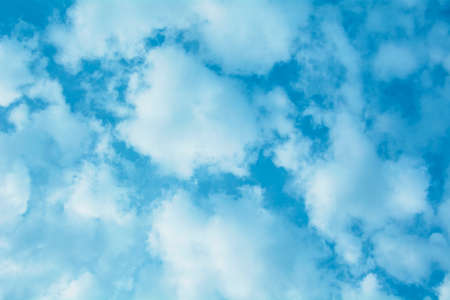Beautiful sky with luscious blue clouds