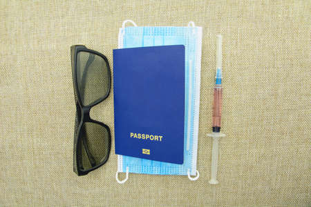 Medical vaccine  close upの写真素材