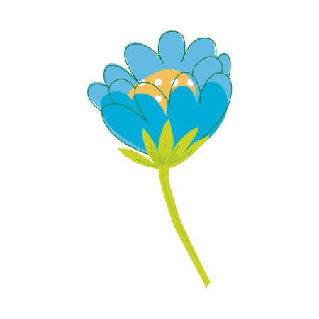 Isolated flower icon. Spring season - Vector illustrationのイラスト素材