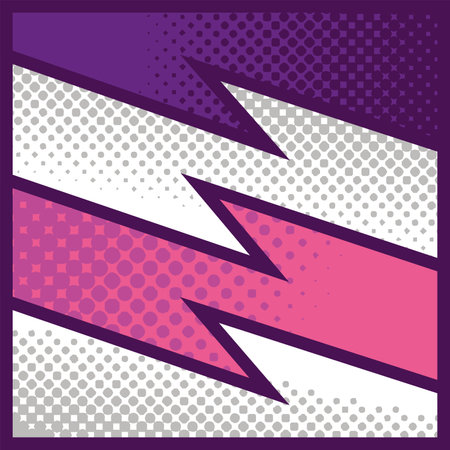 Halftone comic background. Pop art frame - Vectorのイラスト素材