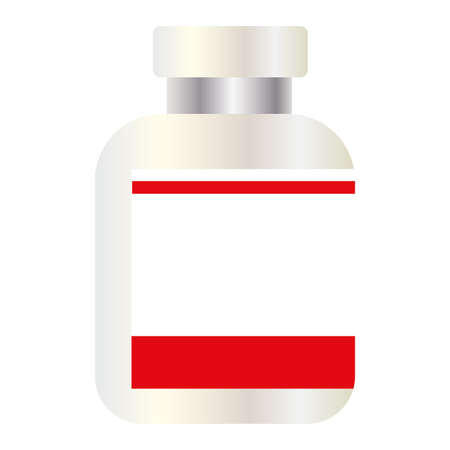 Isolated vial icon. Medical treatment. Vaccination concept - Vectorのイラスト素材