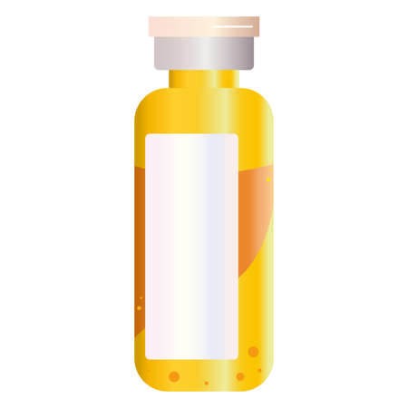 Isolated vial icon. Medical treatment. Vaccination concept - Vectorのイラスト素材