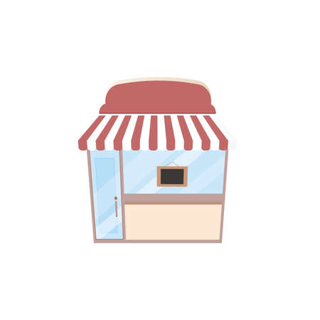 Isolated shop building icon City storeのイラスト素材