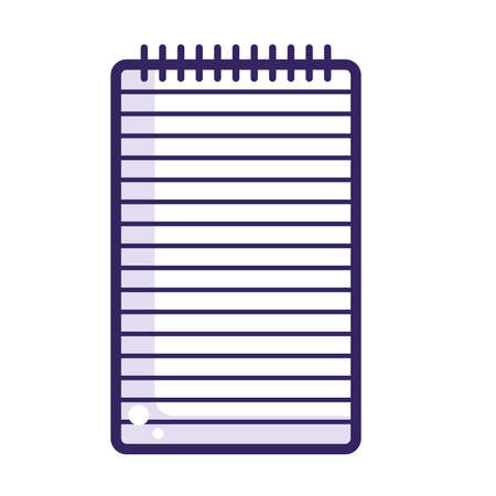 Isolated personal book icon school supply iconのイラスト素材