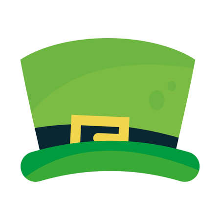 Isolated green patrick day traditional hat Vectorのイラスト素材