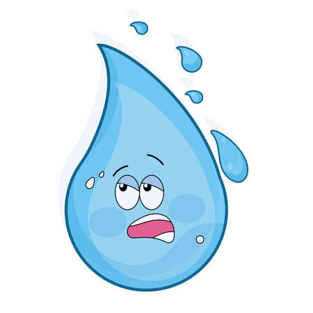 Isolated drop of water icon Vectorのイラスト素材