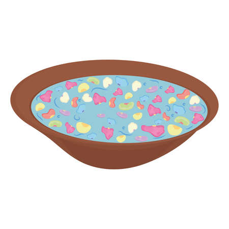Bowl of water with flower petals Spa Vectorのイラスト素材
