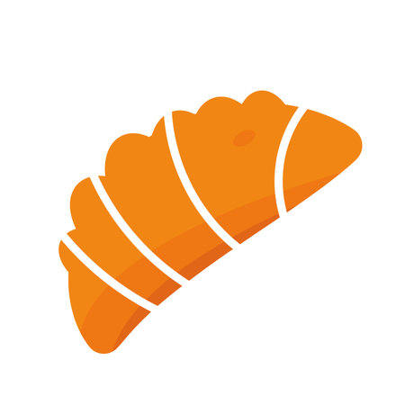 Isolated colored orange tangerine shape candy icon Vectorのイラスト素材