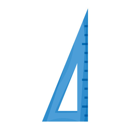 Isolated colored ruler icon Flat design Vectorのイラスト素材