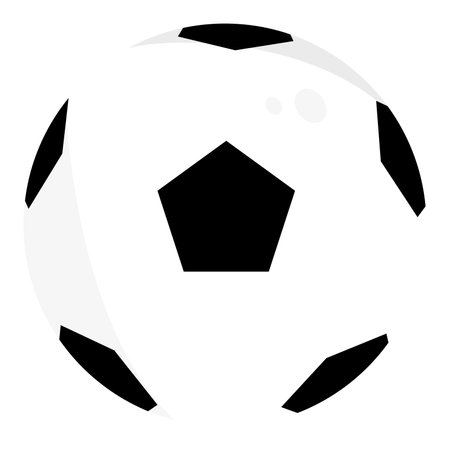 Isolated colored soccer ball icon Vectorのイラスト素材