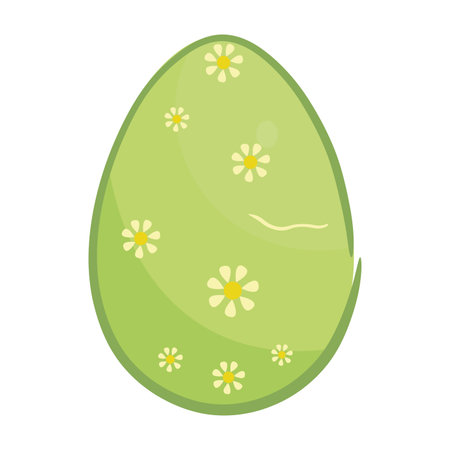 Isolated colored easter egg icon Vectorのイラスト素材