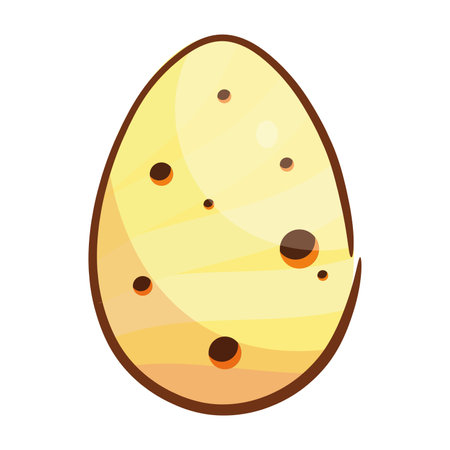 Isolated colored easter egg icon Vectorのイラスト素材
