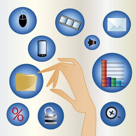 Vector image bisiness ideasのイラスト素材