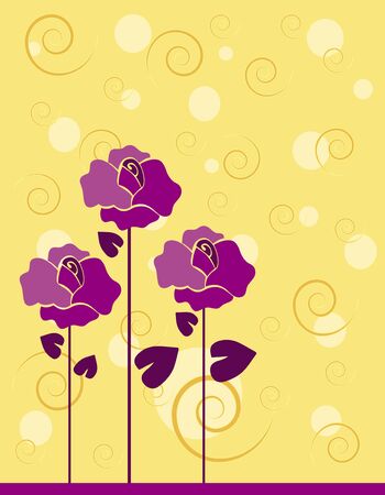 Background flowersのイラスト素材