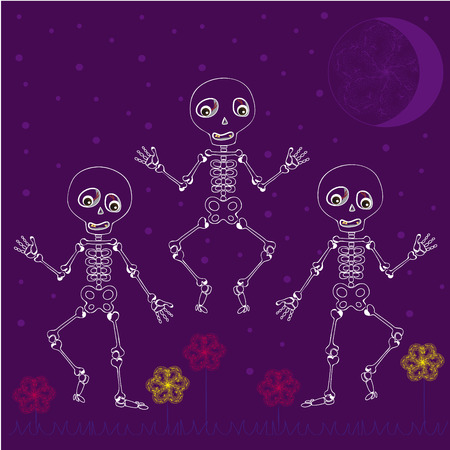 Vector image skullのイラスト素材