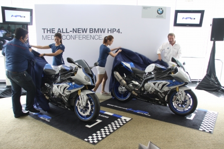 BMW HP4 launch in Malaysia at the Sepang International Circuitのeditorial素材