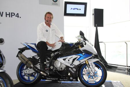 BMW HP4 launch in Malaysia at the Sepang International Circuitのeditorial素材