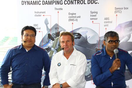 BMW HP4 launch in Malaysia at the Sepang International Circuitのeditorial素材