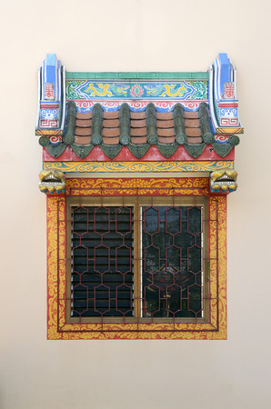 Traditional chinese windowの写真素材