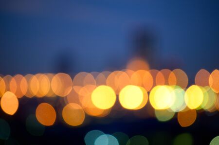 City light blur bokeh backgroundの写真素材