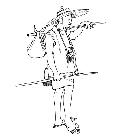 Fulani Manのイラスト素材