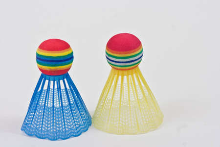 shuttlecock ready to use.の写真素材