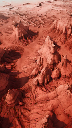 Abstract background of the desert. 3d rendering, 3d illustration.の素材