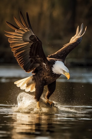 Bald Eagle (Haliaeetus leucocephalus)の素材