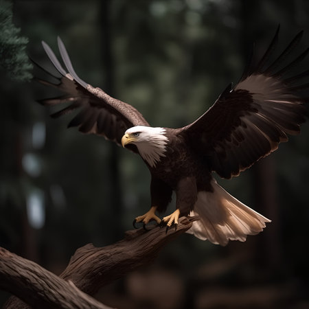 Bald Eagle (Haliaeetus leucocephalus)の素材