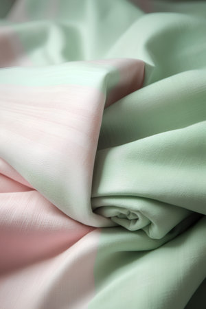 close up of a pile of pastel fabric, textured backgroundの素材