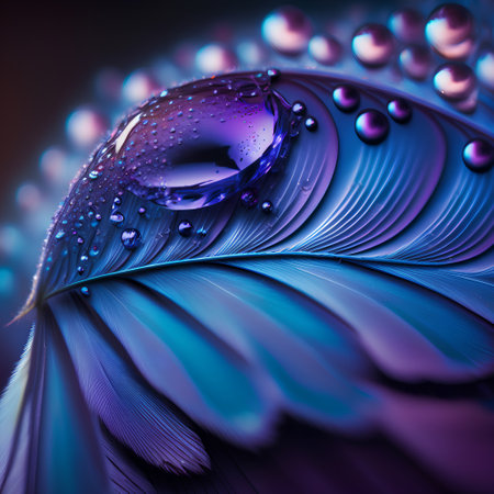 Macro closeup of fractal flower, digital artwork for creative graphic designの素材