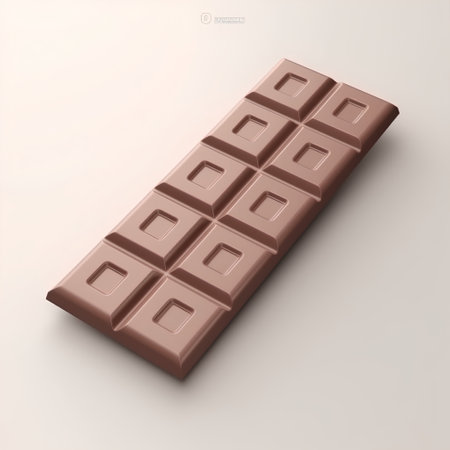 Chocolate bar isolated on white background. Vector illustration. Eps 10.の素材