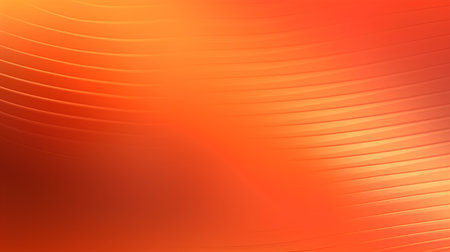 abstract orange background with smooth lines in it. Vector illustration.の素材
