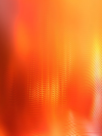 abstract background with smooth lines in orange and yellow colors, graphic designの素材