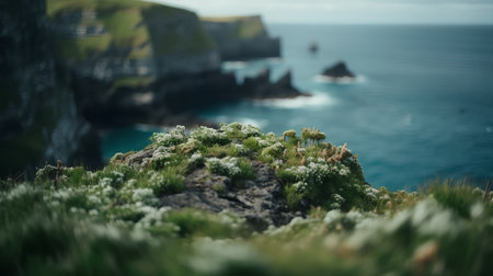 Cliffs of Moher, Ireland, Europe. Selective focusの素材