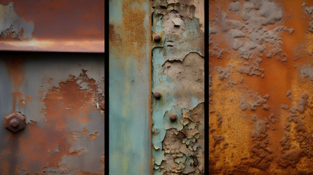 Rusty metal background. Rusted metal texture. Rusty metal backgroundの素材