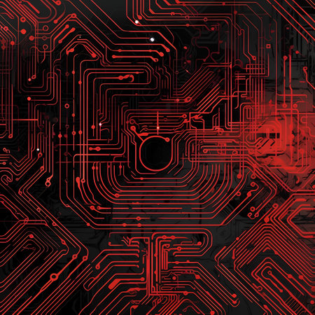 Circuit board, technology background. Vector illustration. Eps 10.の素材