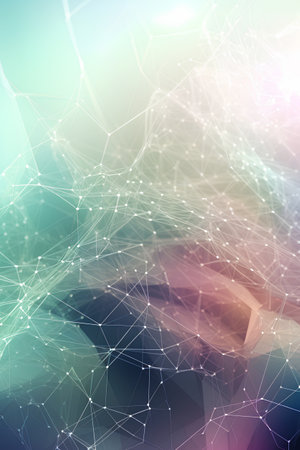 Abstract technology background. Big data visualization. Network connection structure. Graphic concept for your designの素材